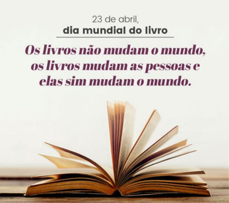 23 DE ABRIL: DIA MUNDIAL DO LIVRO